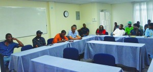 Prospective Students at TVE Meeting at Anguilla Community College