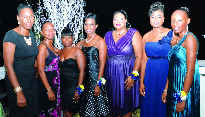 L-R: Wreneth Brooks (MVP) Shauna Connor (ATH), Estelle Carter(VVPS), Rita Carty (ALHCS), Lovelle Cockburn(VPS), Brittany Jeffers(AARPS) and Ayisha Olivacce (OKPS)