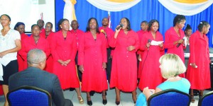 Choir in performance