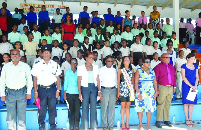 School Children, Officials of Government and Governor's Office