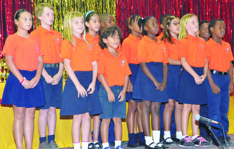 Students from the Omolulu International School