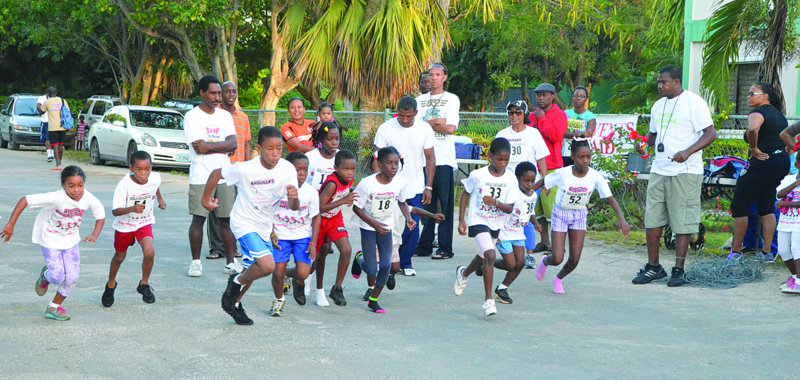 Participants in the Race Against AIDS