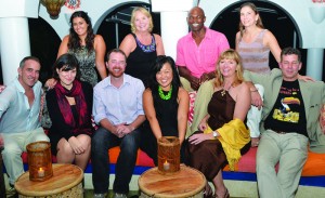 Travel Journalists with Anguilla's Cardigan Connor of Cap Juluca