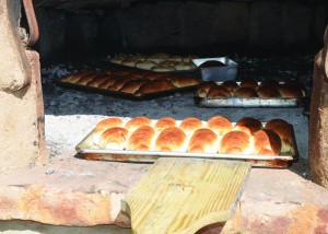 Bread-baking at South Hill Community's Christmas Event