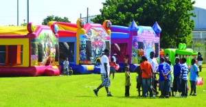 Digicel's children event at Ronald Webster Park