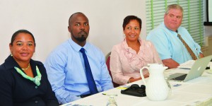 L-R: Mrs Candis Niles, Mr Haydn Hughes, Ms May-Ling Chun and Mr Claudio Boncamper