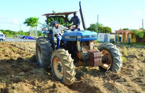 Ms Wilson Ploughing Centenarian's Farmland