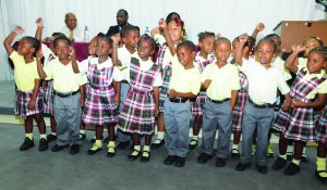 St. Mary's Pre-School Children Performing