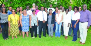 Workshop Participants with Mr. Patrick Hanley (in Shirt and Tie)