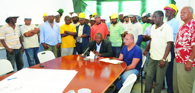 CONSTRUCTION WORK ON REEF HOTEL SHUTDOWN Chief Minister, CuisinArt Investor At Loggerheads