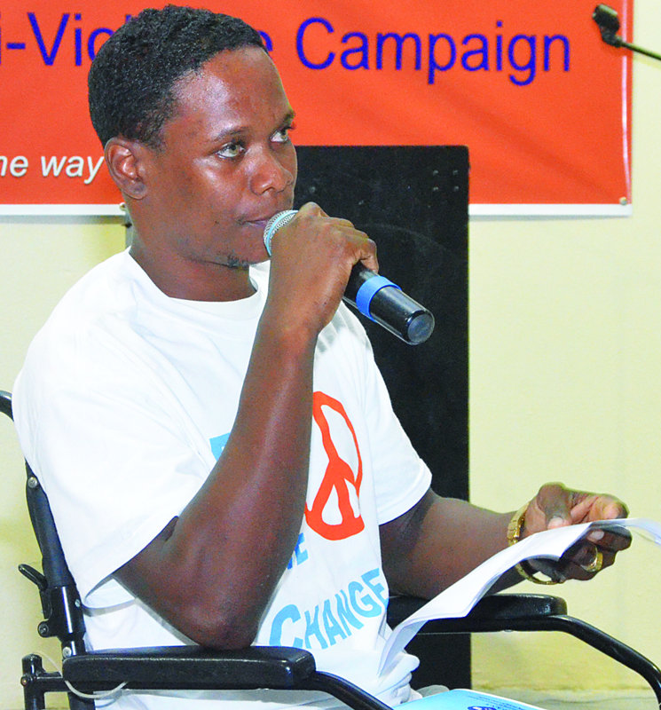 Human interest Story SHOOTING VICTIM TELLS HOW GUN VIOLENCE AFFECTED AND CHANGED HIS LIFE