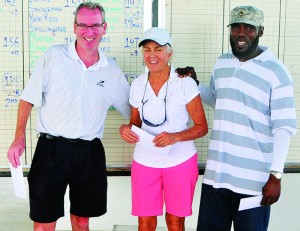 Second Place Team L-R: John Grey, Althea Turner and Richard Oliver