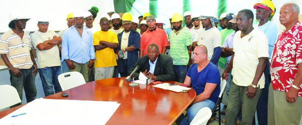 CONSTRUCTION WORK ON REEF HOTEL SHUTDOWN Chief Minister, CuisinArt Investor At Loggerheads