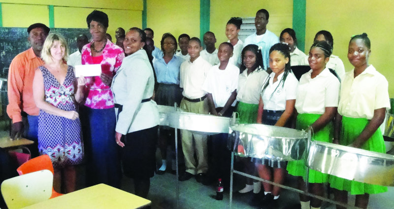 Governor’s Office Presents Cheque to ALHCS Music Department