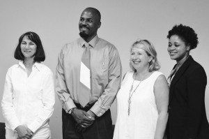 L-R: Renuka Harrigan, Haydn Hughes, Trudy Nixon and Chantelle Davis