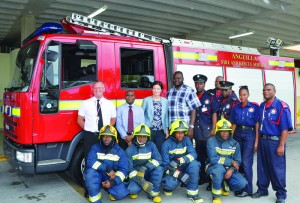 Display of newly-acquired Fire Truck