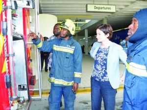 Governor Scott on inspection tour