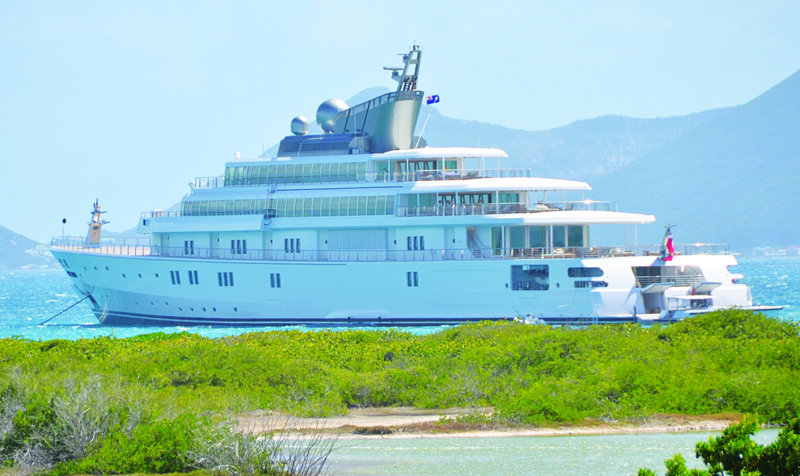 TOURIST BOAT PROVIDES DIFFERENT VIEW OF ANGUILLA