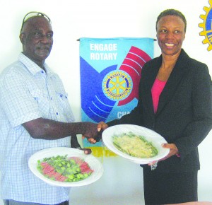 Rotarian Fedee and Principal