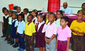 Kindergarten Students from the various Primary Schools