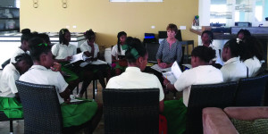 Female students in seminar sessions