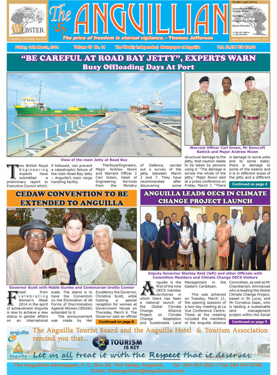 Info The Anguillian Newspaper The Weekly Independent Paper Of Anguilla