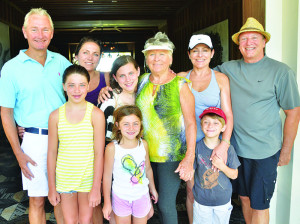 Mr. Richard Alexander (left) with the Samuels' Family