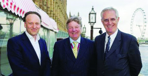 (L-R) Justin Anderson, Lord Erroll and Lynwood Bell