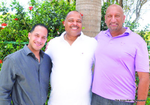 L-R: Mr. Bobby Cellar, Dr. Ellis Webster and Dr. Rajen Naidoo