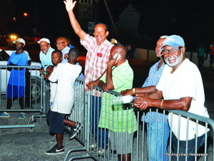 Attendees at the public meeting