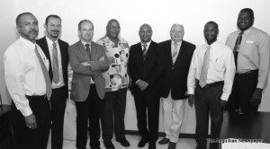 St. Martin and Anguillian Officials at Executive Council Meeting