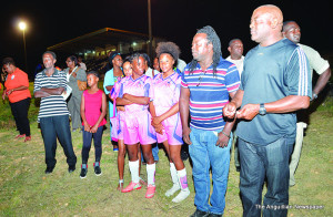 Spectators at Groundbreaking Ceremony