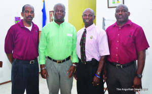 L-R: Sanford Richardson, Mr. Ralph Hodge, Mr. Cardigan Connor and Mr. Rollins Richardson