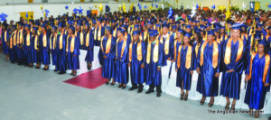 The 2014 Year 5 Graduation Class of Albena Lake Hodge Comprehensive School