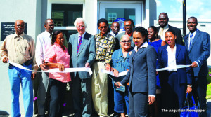 Cutting of Ribbon by Ms. Cubrecia Webster