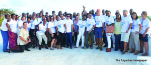 The Malliouhana Team celebrating the Grand Opening of the Resort