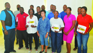 Course participants, facilitator and sport personel in Anguilla