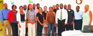 Minister Jerome Roberts and Workshop Participants