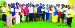 Early Childhood Education Teachers, Facilitators, UNICEF Representatives and Mrs. Chanelle Petty Barrett, P.S. Education