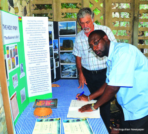 Minister Jerome Roberts and Mr. David Carty  