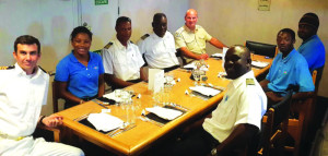 Members of the Ship's Company and Staff of the Fisheries and Marine Resources Department