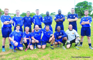 Football Team from HMS Severn