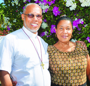 Archdeacon Valentine Hodge and Mrs. Hodge