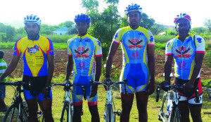 L-R Viniesha Narine, Shaquan Hodge, Hasoni Hennis & Timothy Richardson