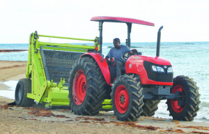 Beach cleaning, South East Peninsular, St. Kitts