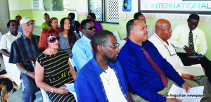 Attendees at unveiling of plaque