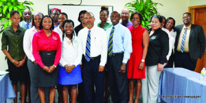 Ministry of Education Officials and personel from the Anguilla Community College