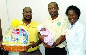 L-R: Mr. Andrew Blake, Marketing Manager, Proxy Group Services; Mr. Cleo Hamm, Uncle; Dr. Vonetta George, Marketing Committee Chairperson, Health Authority of Anguilla 