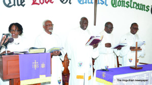 Rev. Dr. Joan Meade, Rev. Dr. W. Gumbs, Rev. Lloyd, Rev.Franklyn E. Manners and Rev. Otto Wade