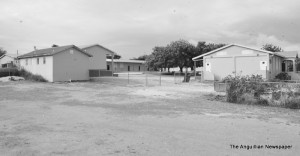 The existing school buildings 